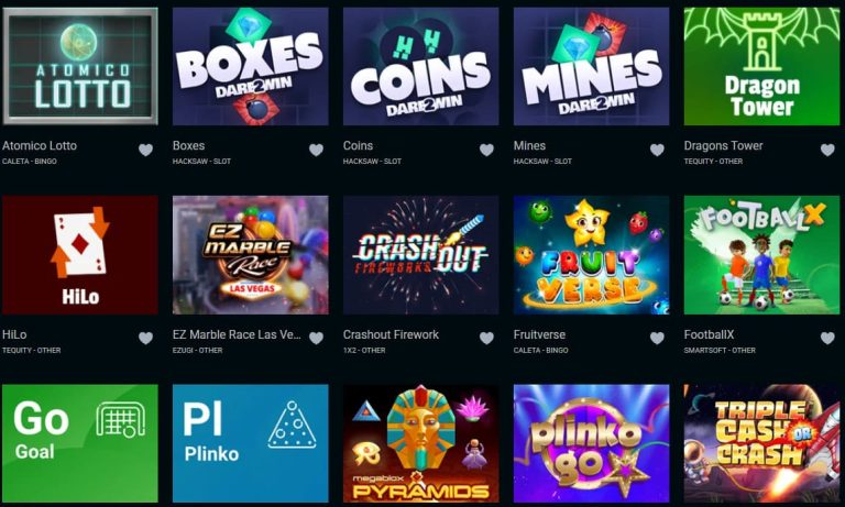 Stakes777 Casino mini jeux