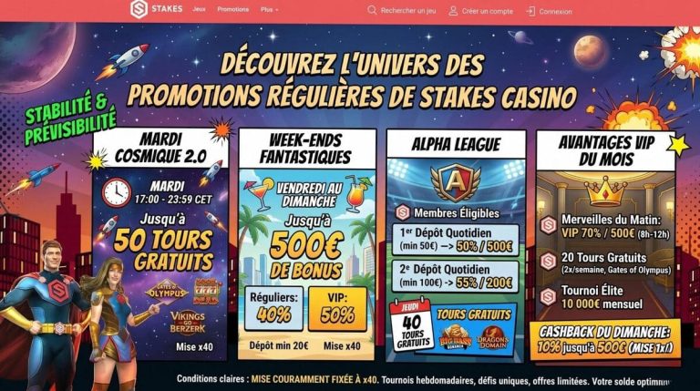 Stakes777 Casino promotions